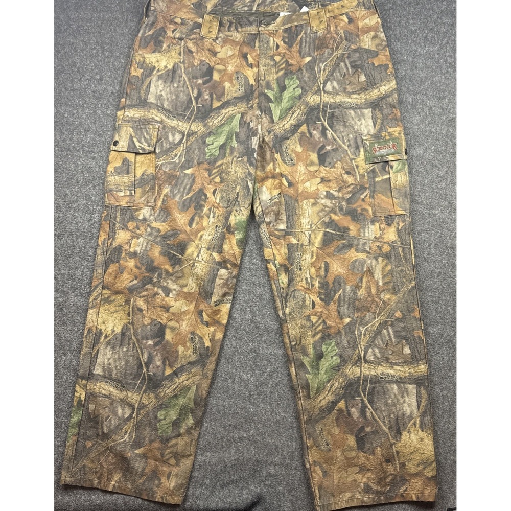 Scent-Lok Men's Cargo Hunting Pants 2XL MidWeight Advantage Timber Camo 7120-021